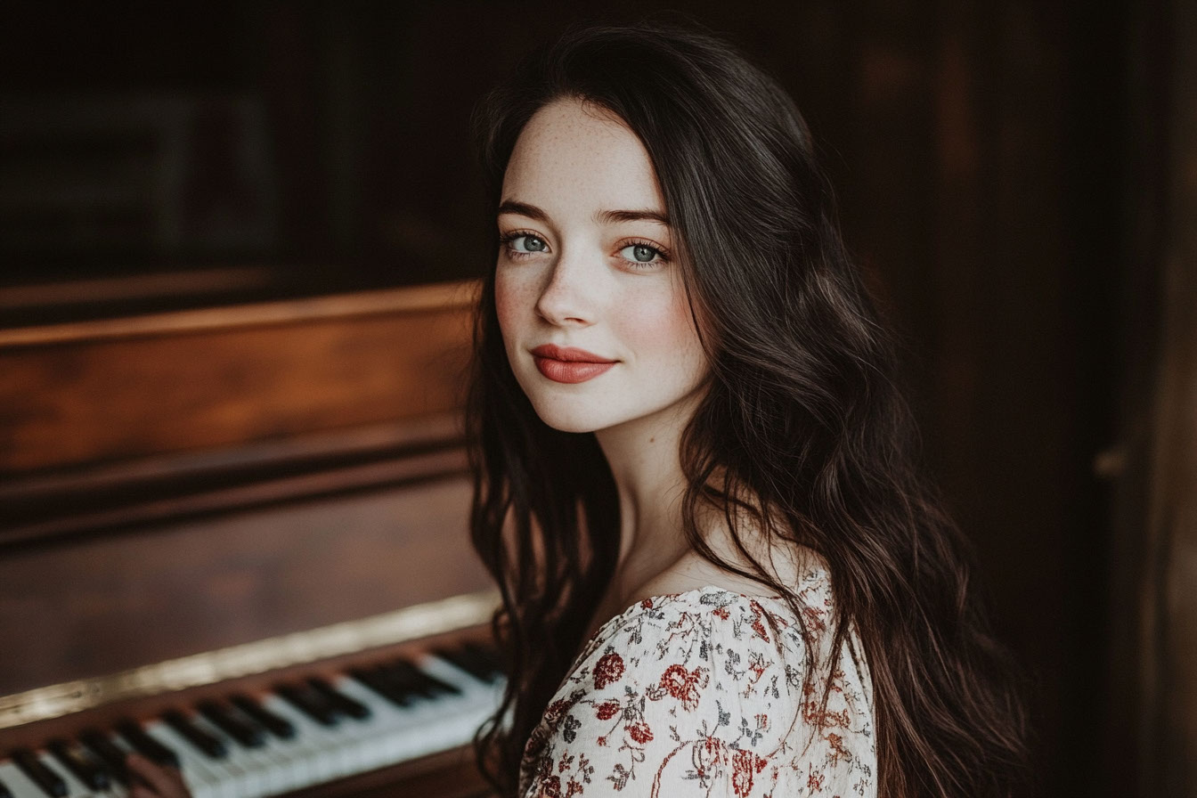 Melodien am Klavier: Live-Pianistin Emma Falk